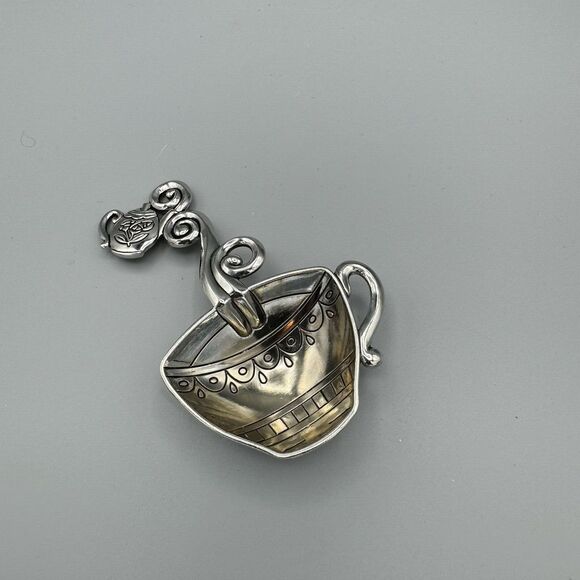 La Cucina by Ganz Everything Spoon Tea Bag Holder Spoon Rest Tea Scoop 1 Tbsp - Picture 4 of 4